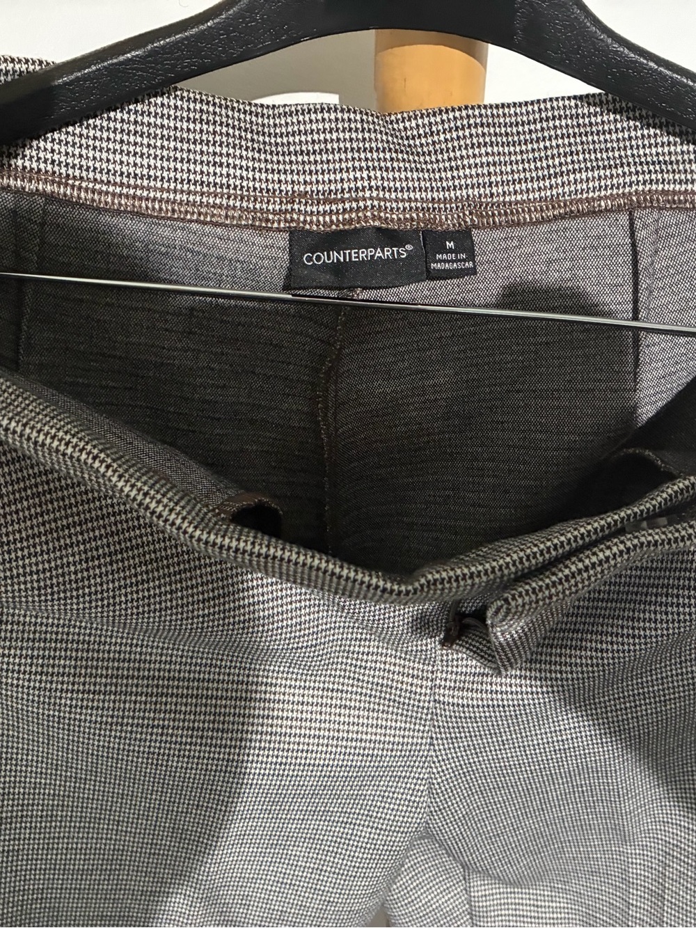 Counterparts Black and White Houndstooth Dress Pants